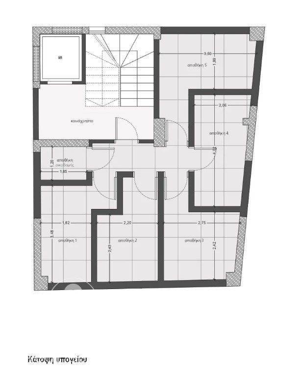 Forumland Real Estate, Κάτοψη υπογείου