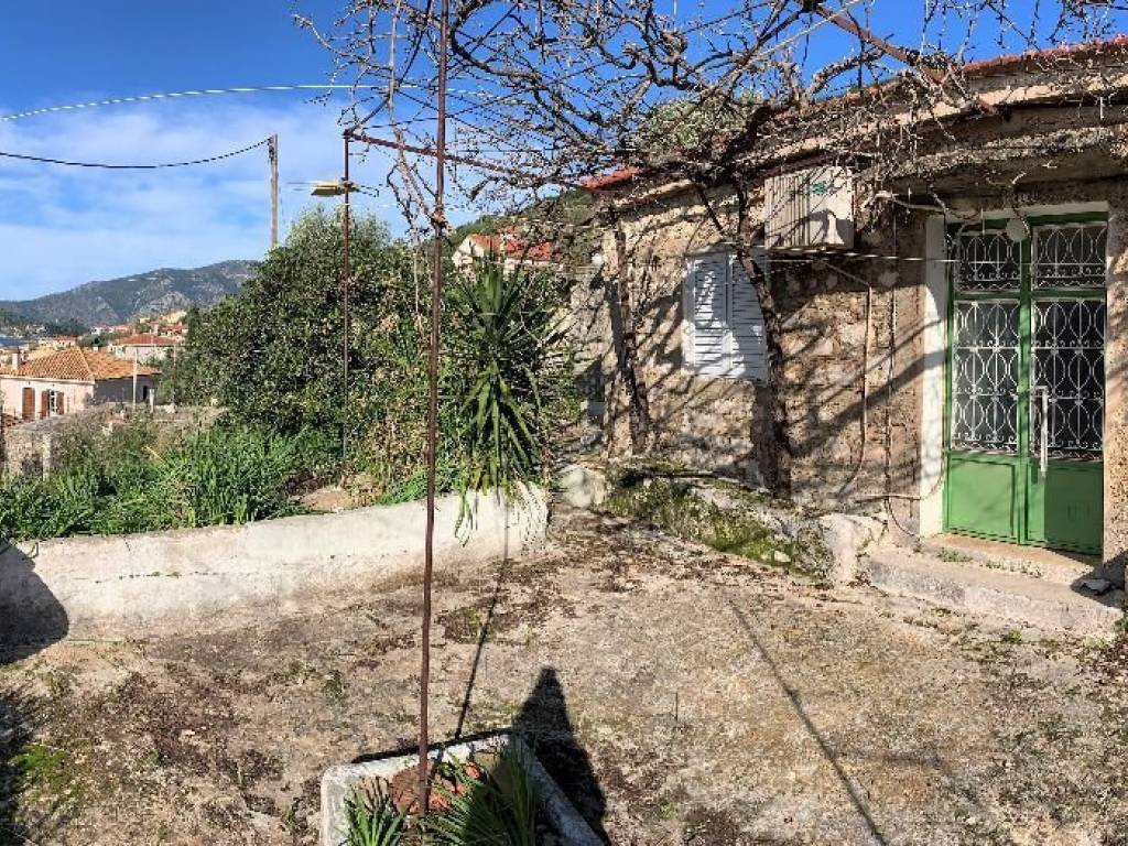 Panoramic front of the house