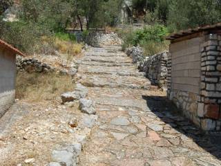 Public footpath leading to the house