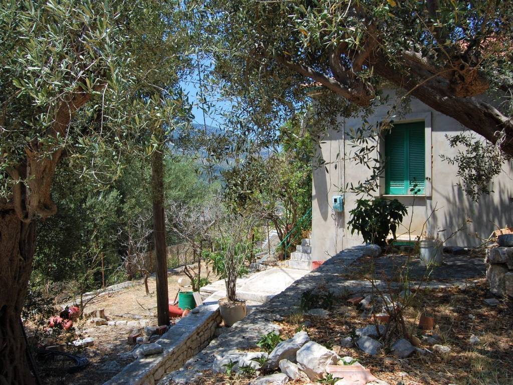 Front terrace of house