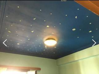 Ταβάνι στο ενα υπνοδωμάτιο