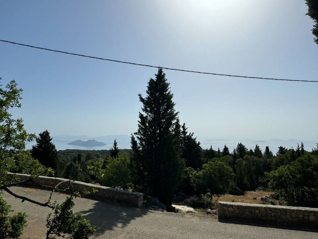 Sea views from the plot, with Atokos and other islands