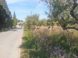 frontage of the land - Πρόσοψη οικοπέδου