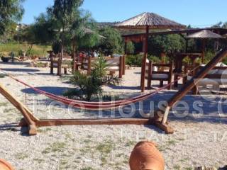 Beach bar located 1,8 km (600 m directly) from villa