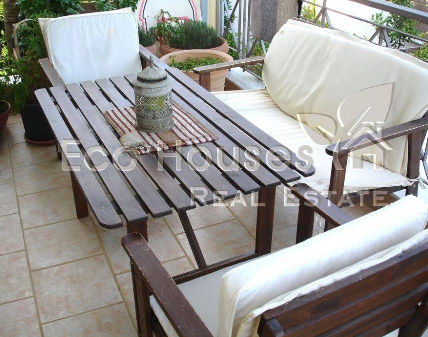 Balcony situated by the kitchen (mezzanine floor)