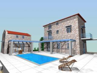 stone maisonette with additional guest house