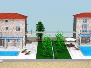 stone maisonette with swimming pool on a plot of 2,500 sq.m.