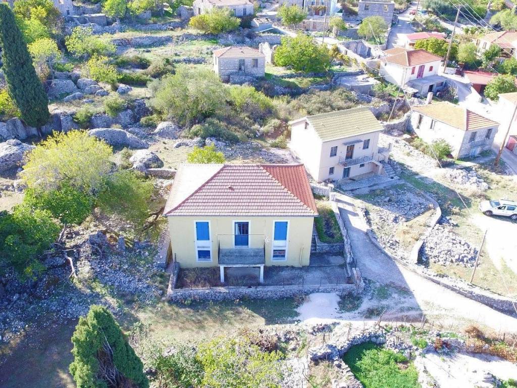 Aerial views of house