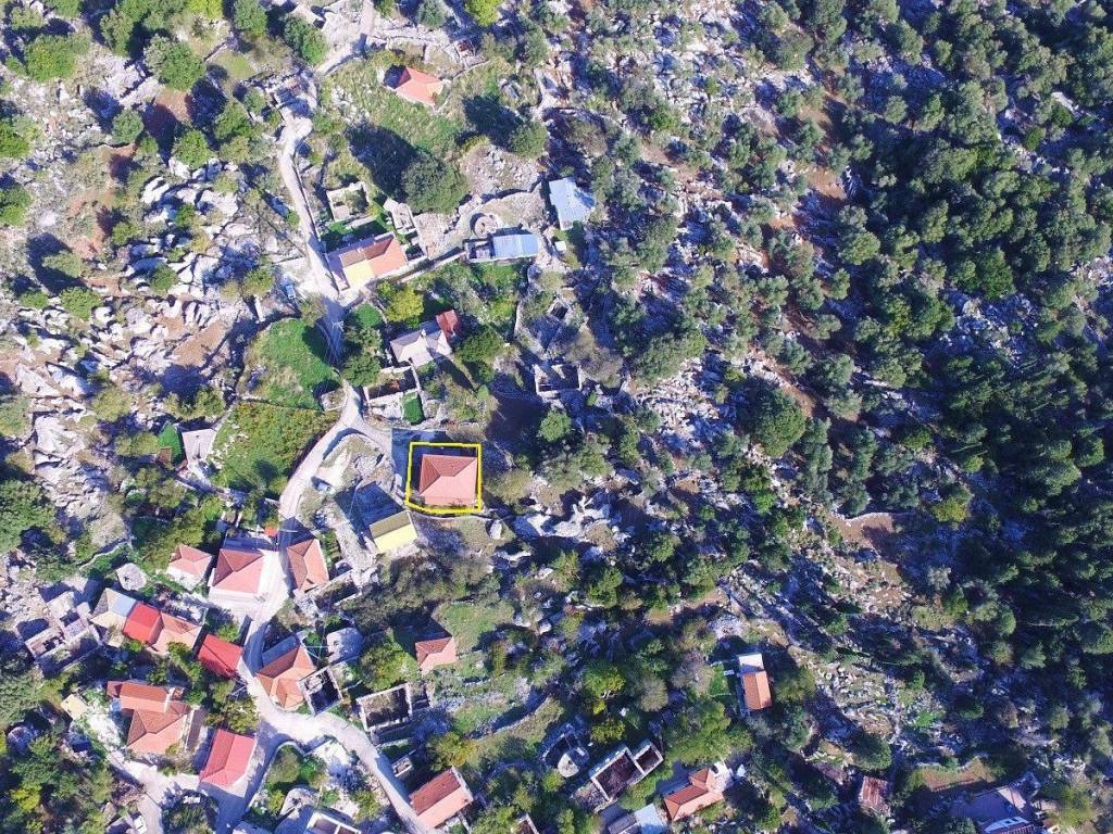 Aerial views of house