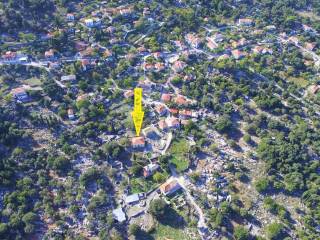 Aerial views of house