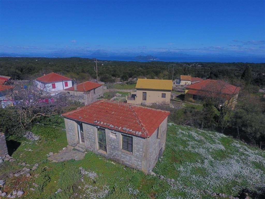 Aerial views of property