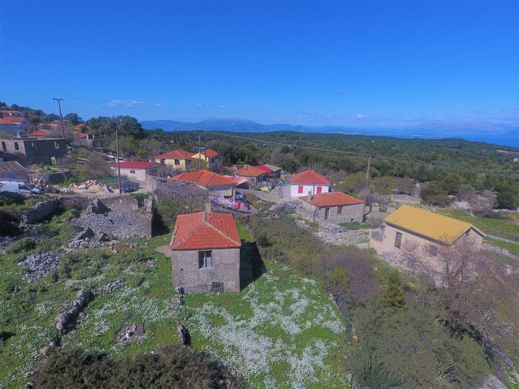 Aerial views of property