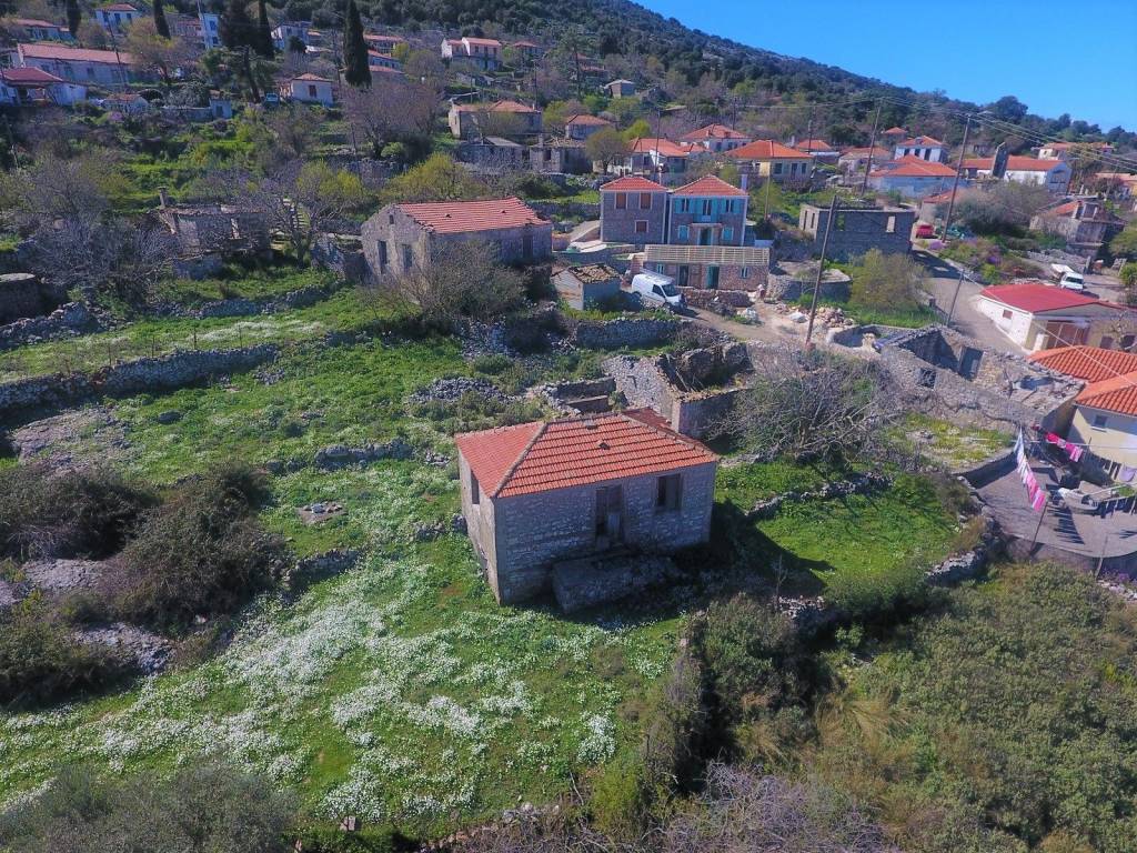 Aerial views of property