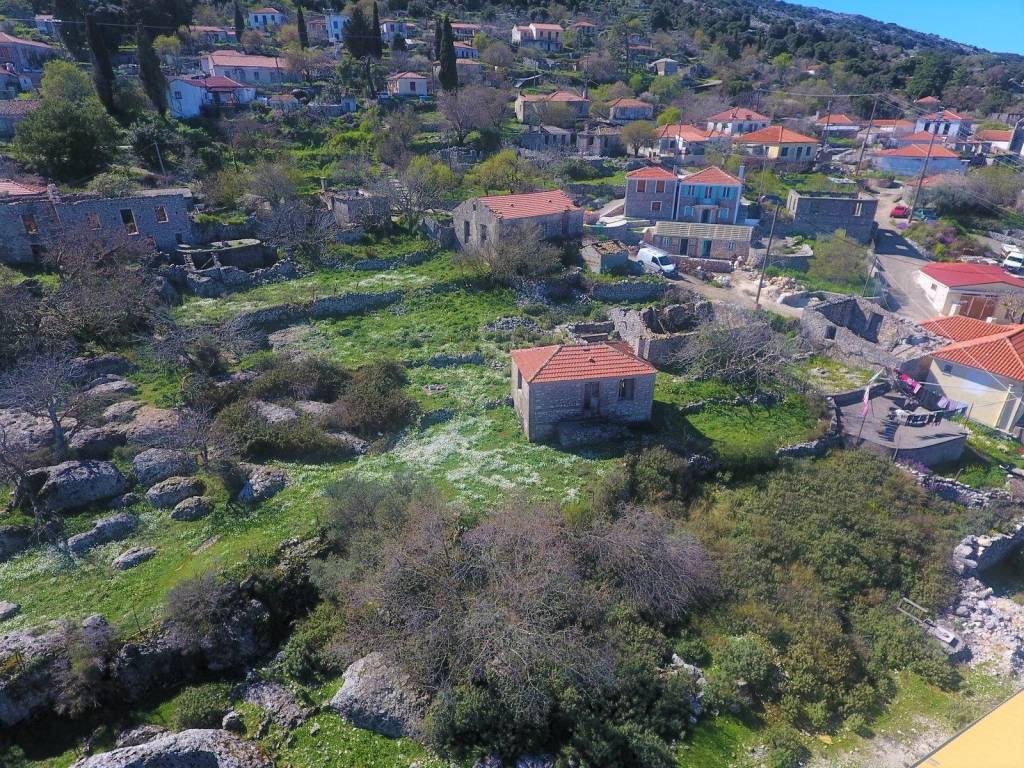 Aerial views of property