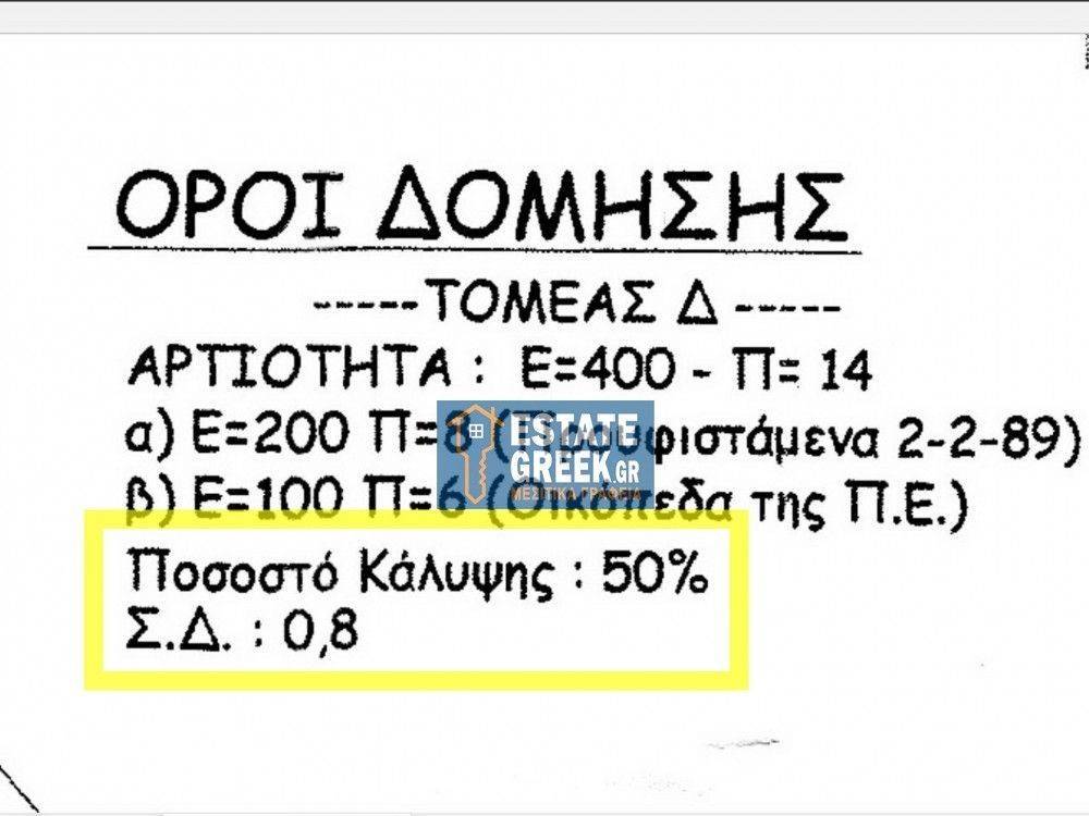 ★ ΣΔ 0,8 ΚΤΙΖΕΙ 477τμ ★ ΑΠΙΣΤΕΥΤΗ ΤΙΜΗ ★