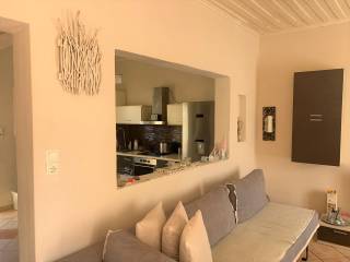 Living room of house for sale in Vathi, Ithaca Greece