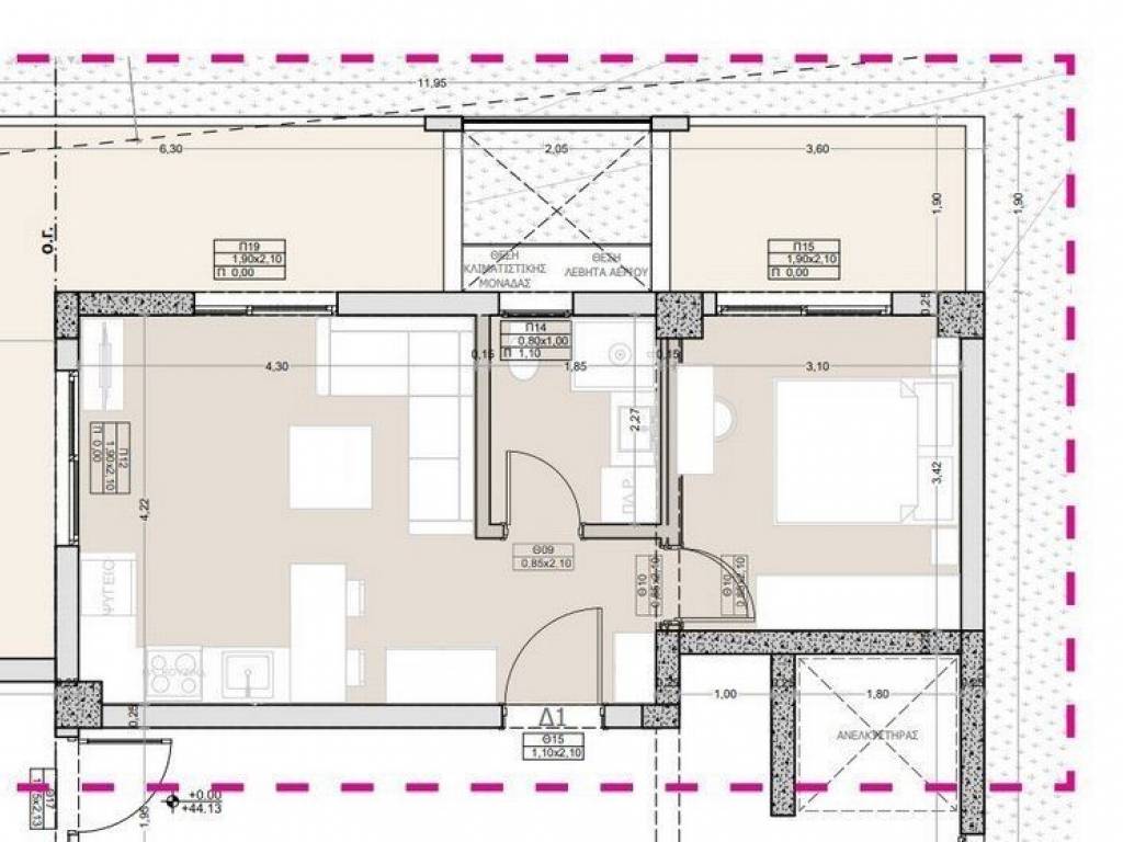 Forumland Real Estate, Κάτοψη υπερυψωμένο ισόγειο