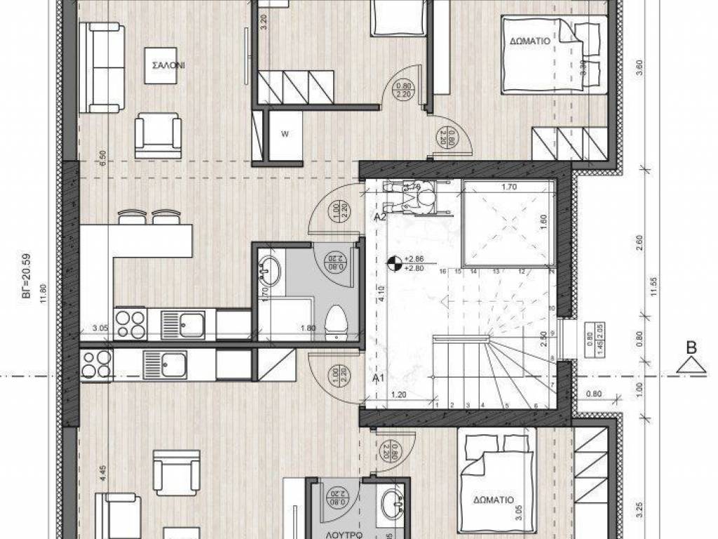 Forumland Real Estate, κάτοψη 1ου ορόφου