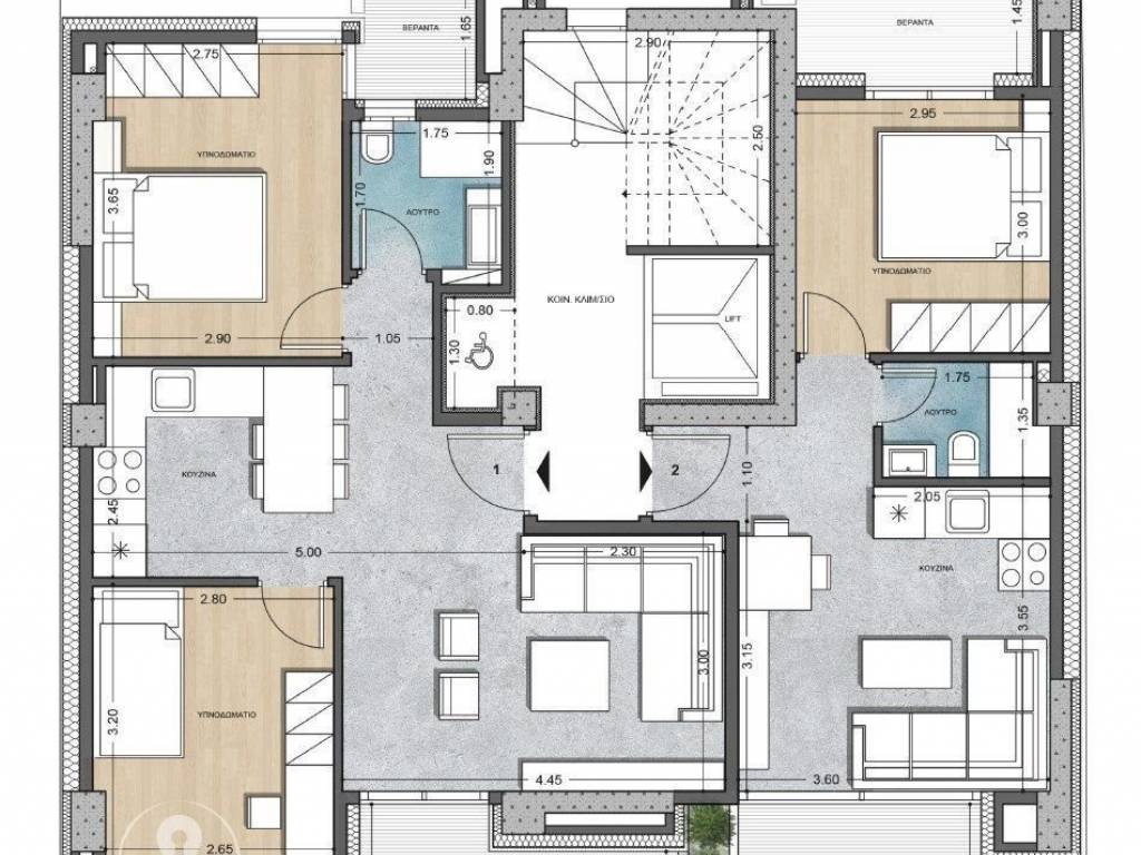 Forumland Real Estate, Κάτοψη ορόφου 6ου &amp; 7ου