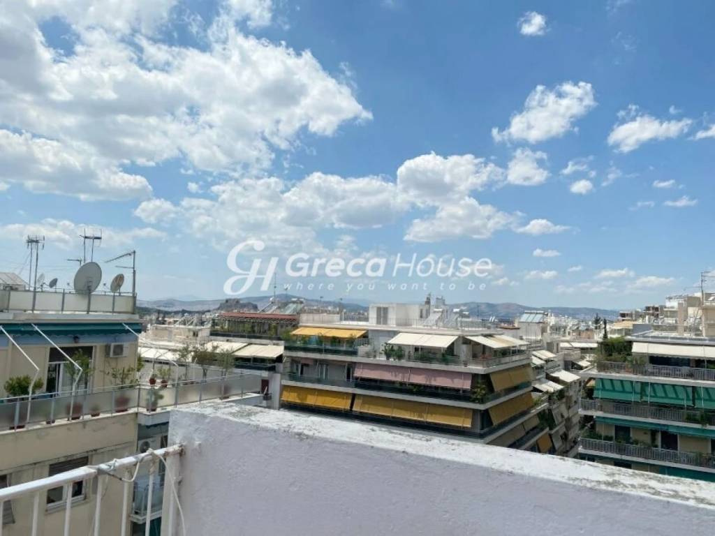 Penthouse Studio with Acropolis view for sale in Pagrati