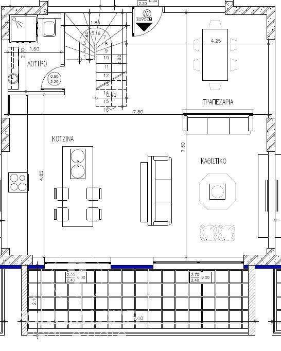 Forumland Real Estate, κάτοψη μεζονέτας 1ος όροφος