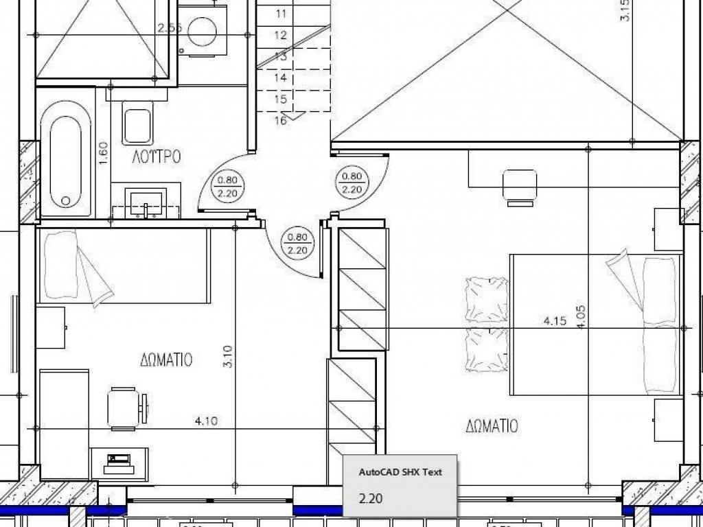 Forumland Real Estate, κάτοψη μεζονέτας 2ος όροφος