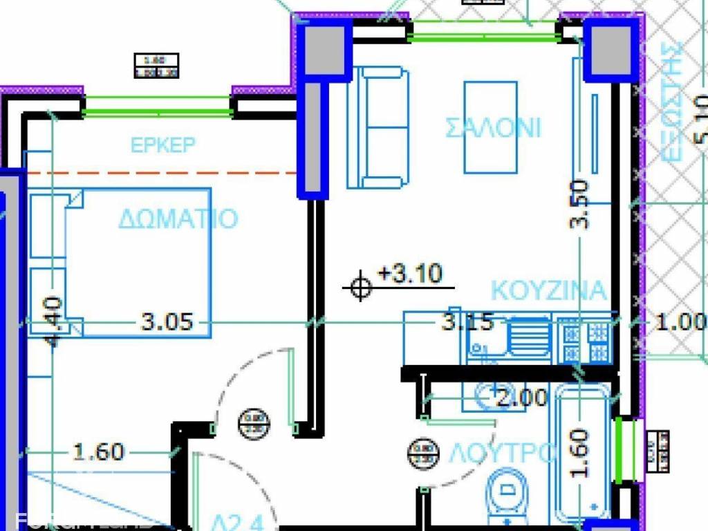 Forumland Real Estate, Κάτοψη Δ2.4 διαμερίσματος