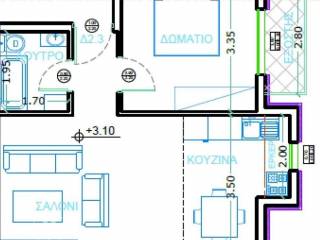 Forumland Real Estate, Κάτοψη Δ2.3 διαμερίσματος