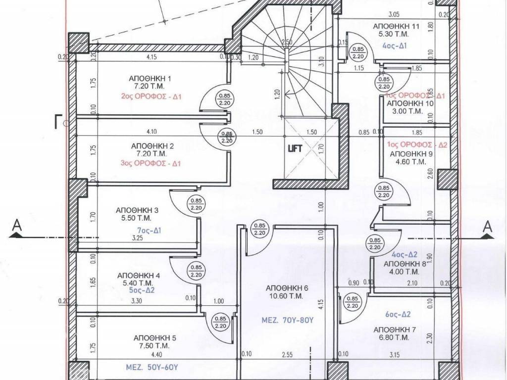 Forumland Real Estate, Κάτοψη υπογείου