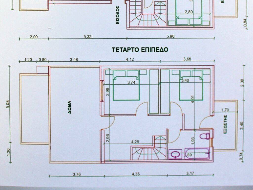 5 - Πωλείται υπό κατασκευή διώροφο διαμέρισμα έκτασης 120 τμ.