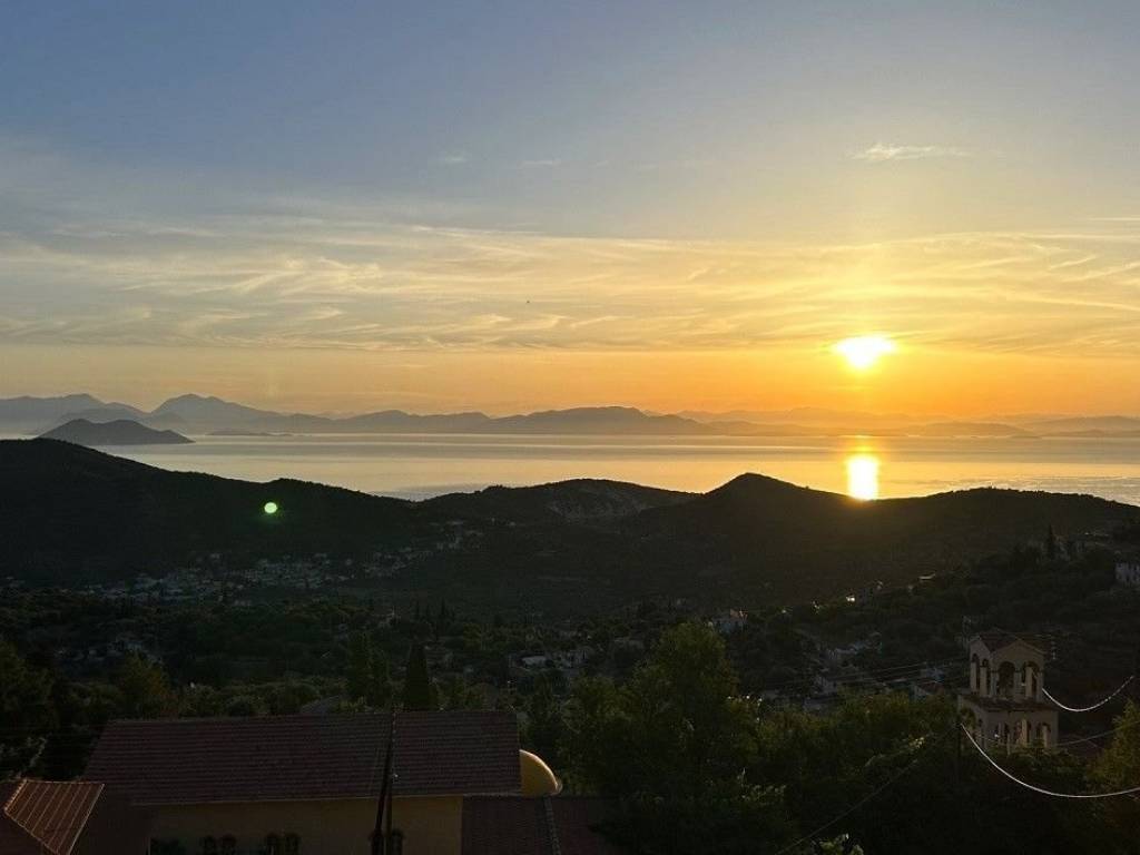 Sunrise from the balcony of the house