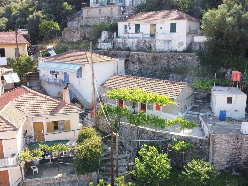 Aerial views of house