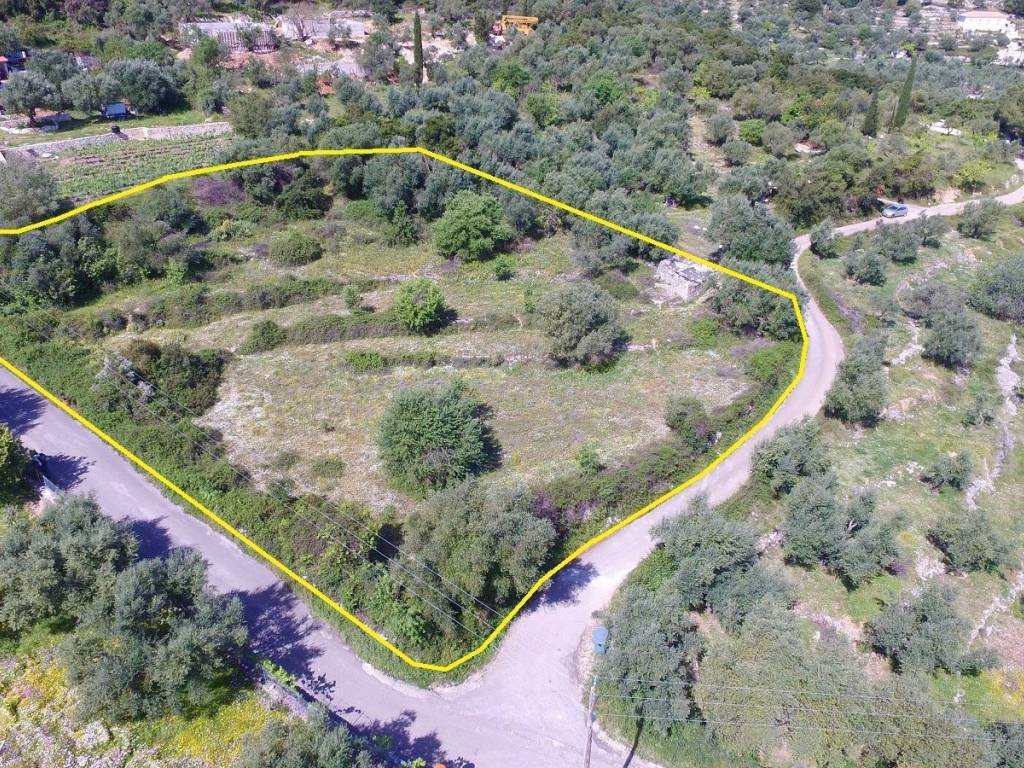 Aerial views of land for sale