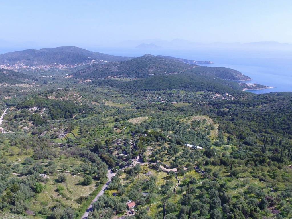 Aerial views of land for sale