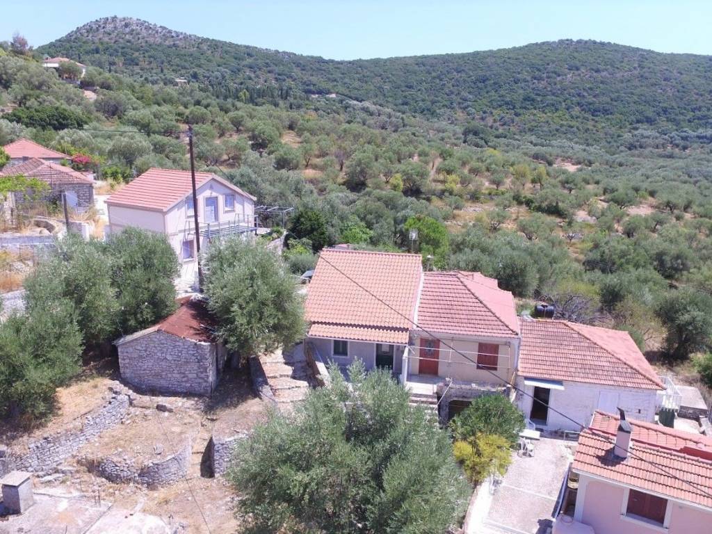 Aerial view of house