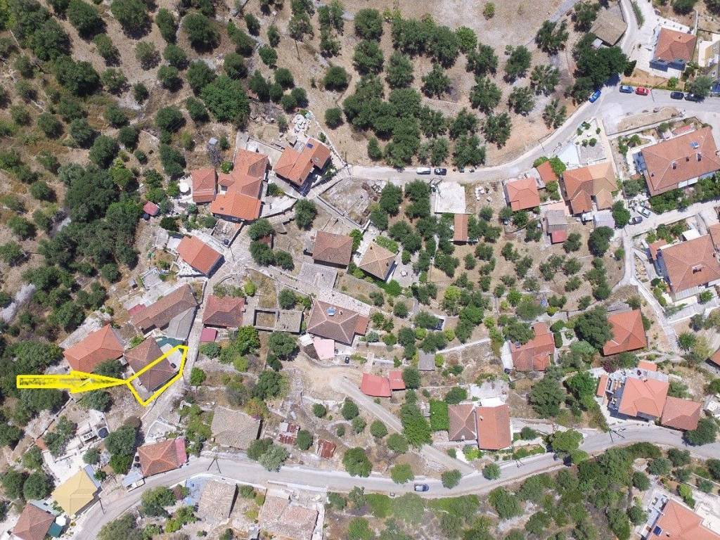 Aerial view of house