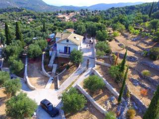 MV Properties Real Estate Ithaca Greece. Aerial view.