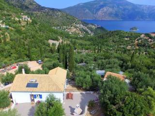 MV Properties Real Estate Ithaca Greece. Aerial view.