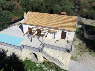 Aerial View of Villa in Lefki