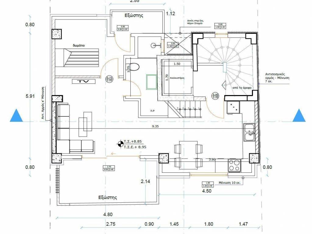 Forumland Real Estate, Κάτοψη 2ου ορόφου