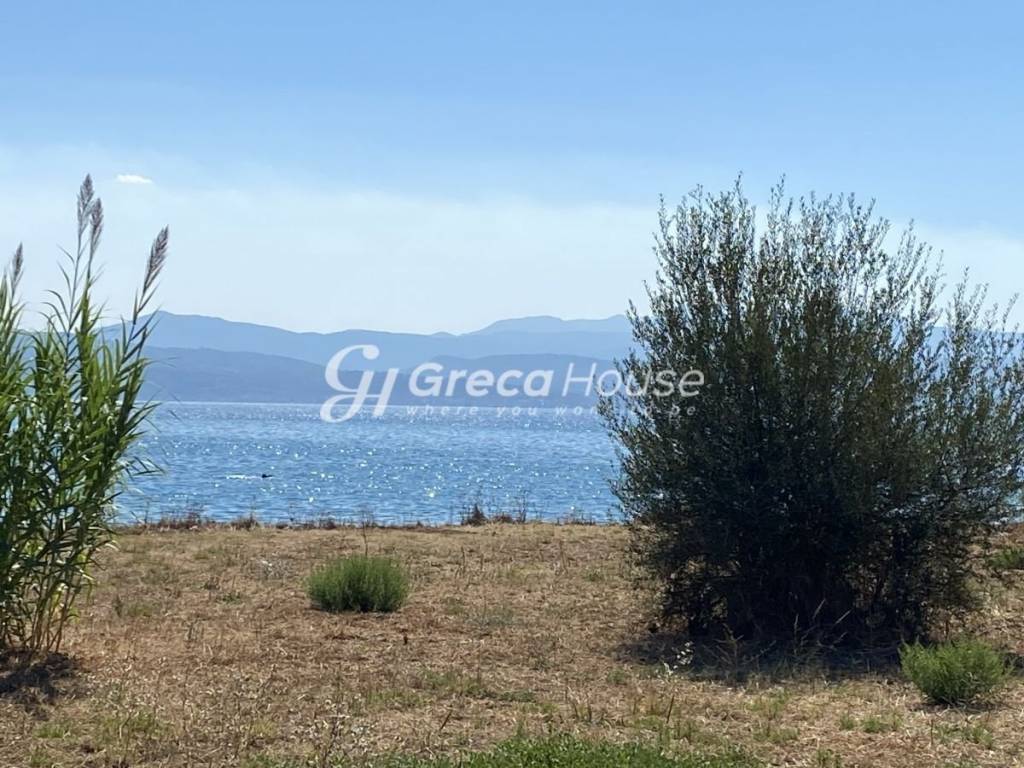 Beachfront Plot with Building Permit for Sale Evia