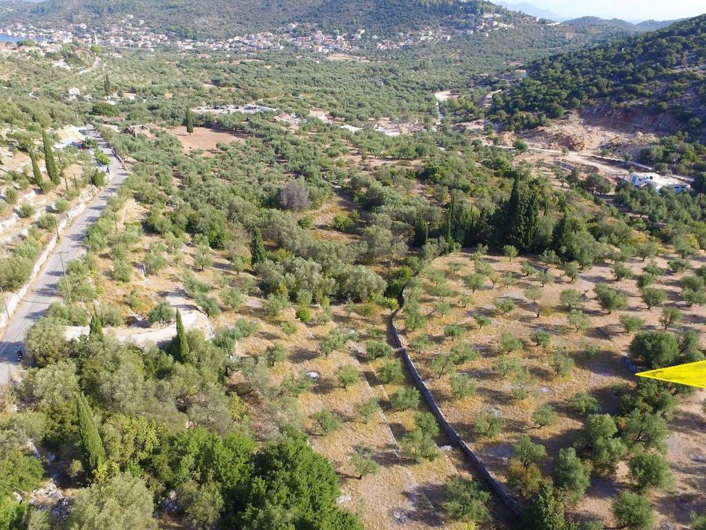 Aerial view of plot