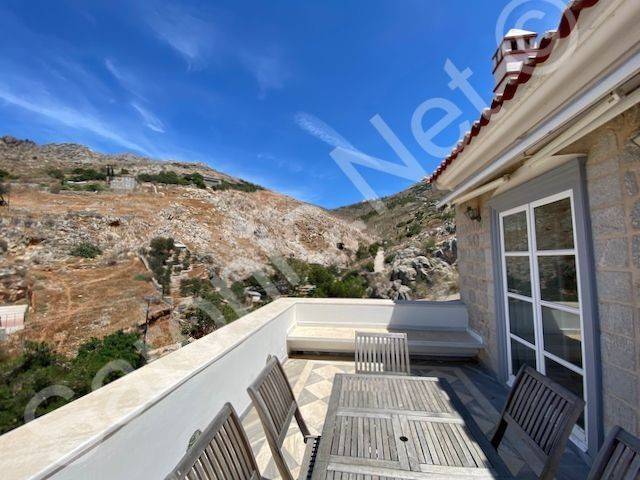 Pomegranate House, top floor, terrace inland, south, view