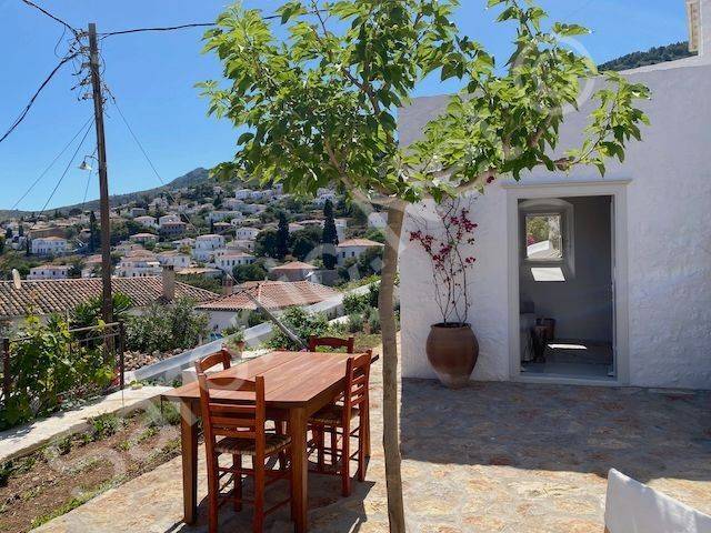 Garden Residence, Courtyard with Hydra view, door to inside