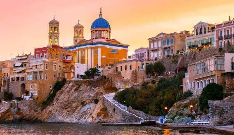 Άποψη Σύρου / Syros island view