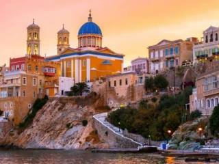 Άποψη Σύρου / Syros island view