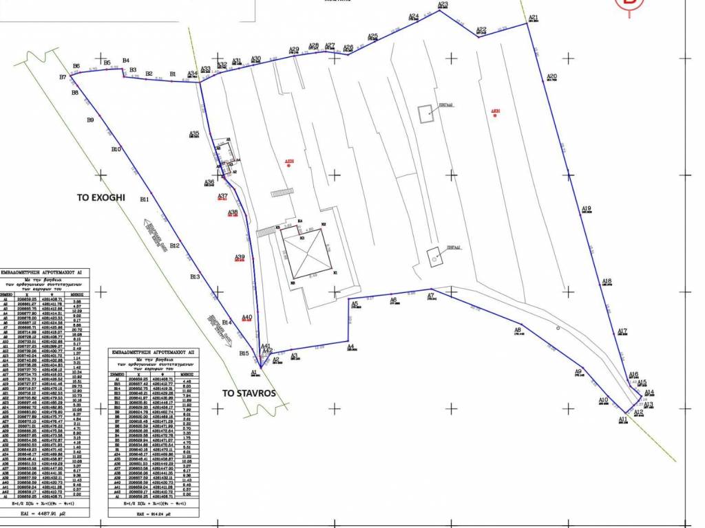 Survey diagram of the property