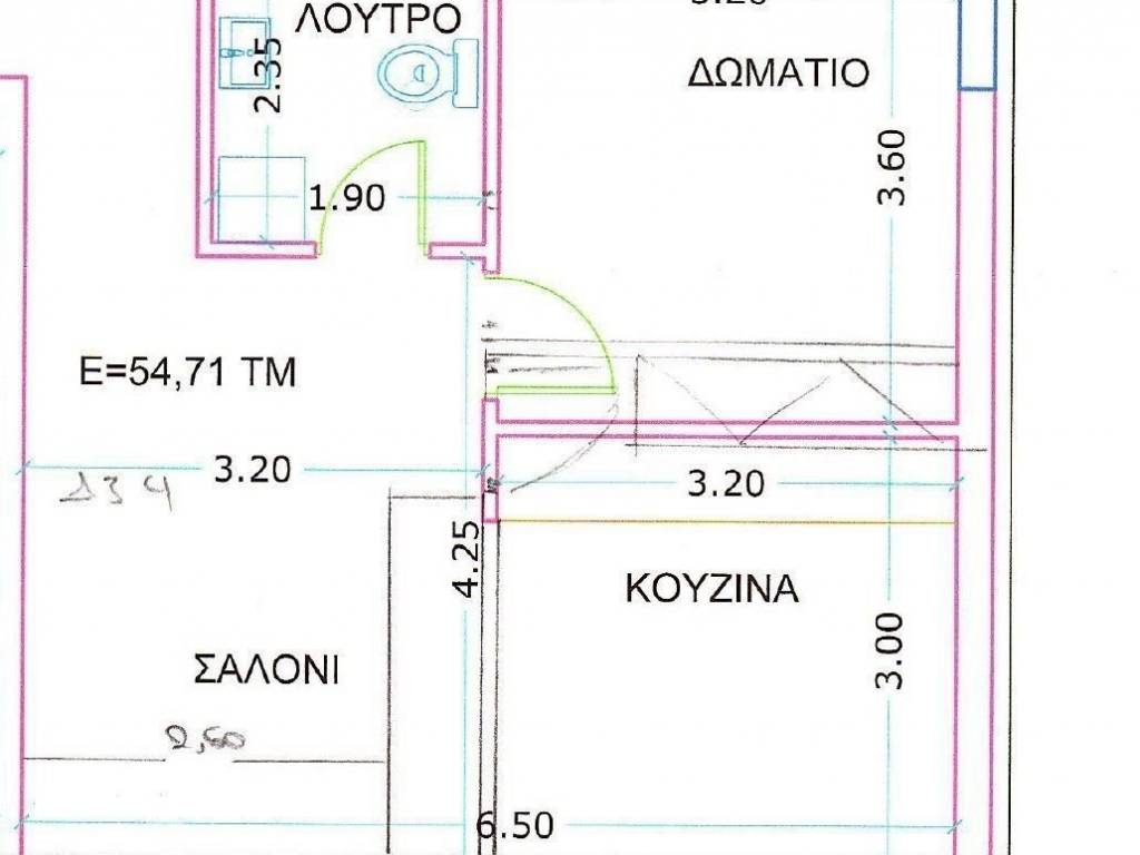 Forumland Real Estate, Κάτοψη Δ3.4 διαμερίσματος