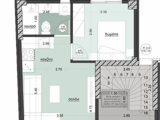 Forumland Real Estate, Κάτοψη Δ1 8ος 53,77τμ