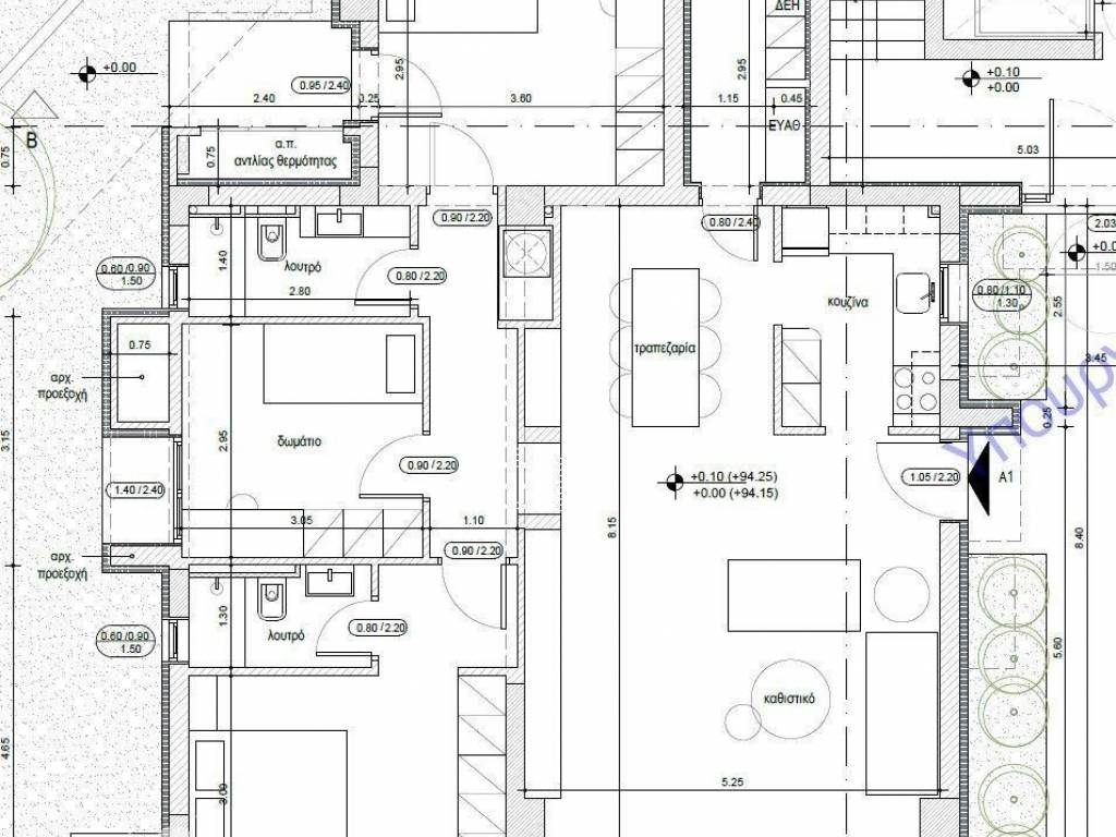 Forumland Real Estate, Κάτοψη Α1 ισογείου 132,78τμ